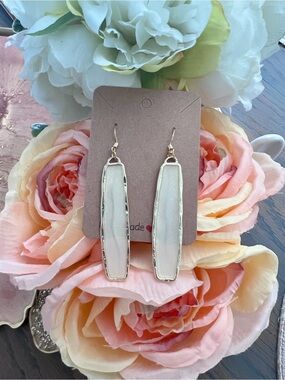 Handmaid Resin Earrings - Lightweight - Gold plated hooks - hypoallergenic